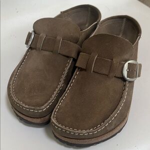 Birkenstock Brown Suede Loafers